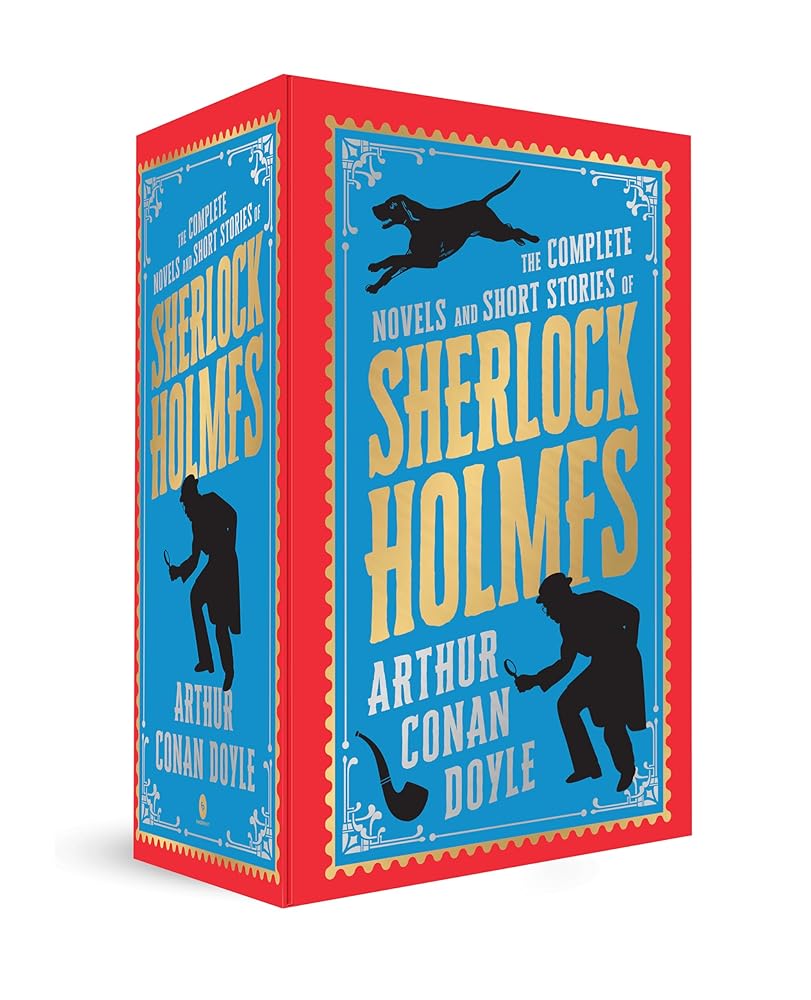 Complete Novels and Short Stories of Sherlock Holmes (Deluxe Hardbound Edition) by Arthur Conan Doyle – The Adventures of Sherlock Holmes / The Case Book of S cover image