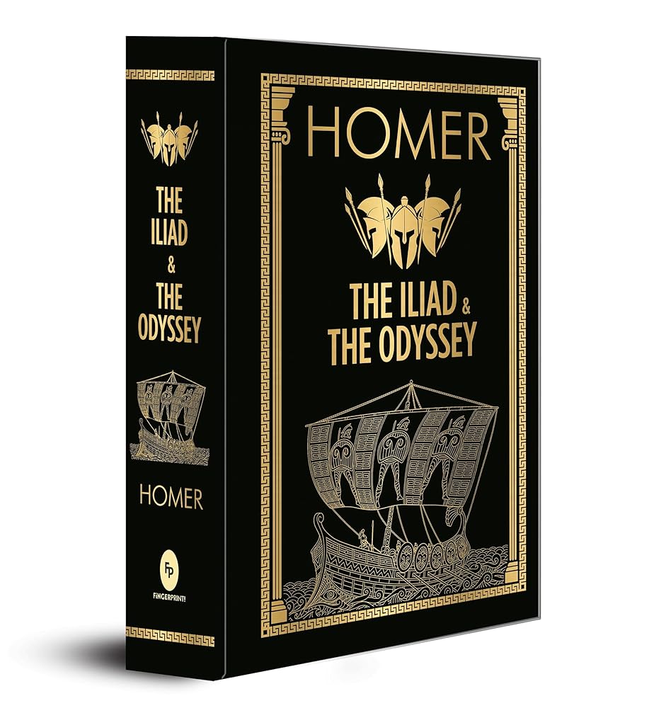 The Iliad & the Odyssey (Deluxe Hardbound Edition) cover image