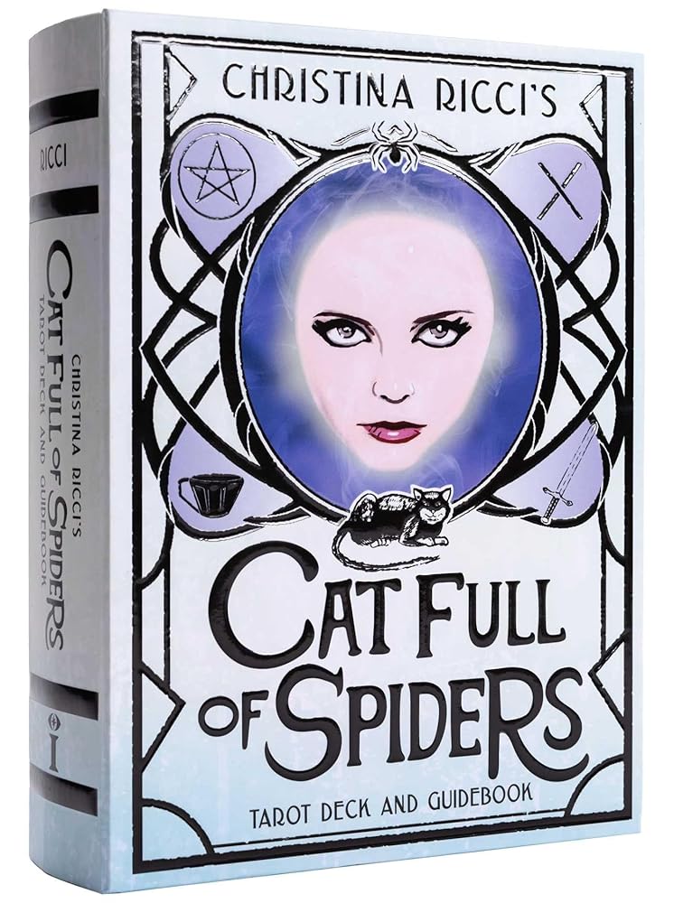 Christina Ricci's Cat Full of Spiders Tarot Deck and Guidebook cover image