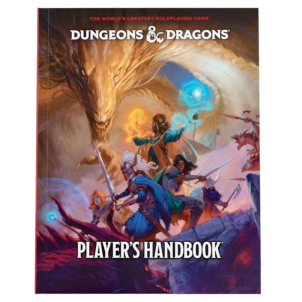 D&D Dungeons & Dragons Dungeon Players Handbook Hardcover cover image
