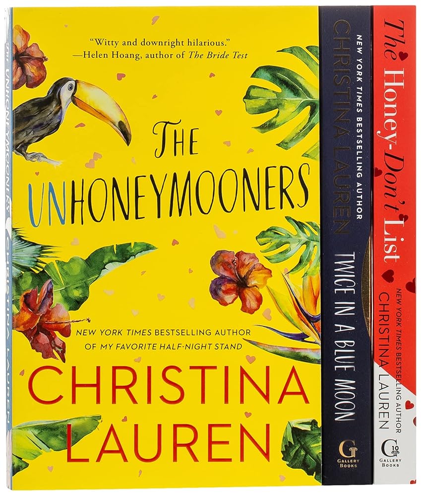 The Christina Lauren Getaway Collection: The Unhoneymooners, Twice in a Blue Moon, The Honey-Don't List cover image