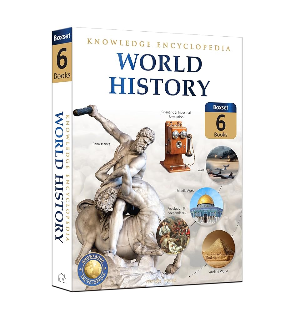 World History: Collection of 6 Books (Knowledge Encyclopedia For Children) cover image