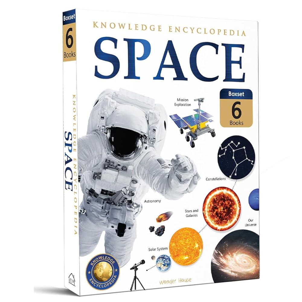 Space: Collection of 6 Books (Knowledge Encyclopedia For Children) cover image